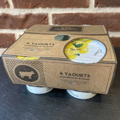 Yaourts au citron x4