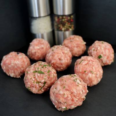 Boulette de veau à l'emmental x6