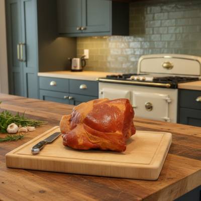 1/2 Palette de porc fumée s/vide