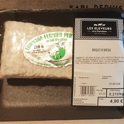 Brique de brebis