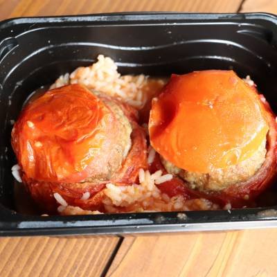 Tomates farcies et riz x2