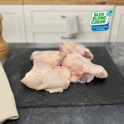 Haut de cuisse de poulet Bleu-Blanc-Coeur x4