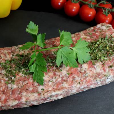 Chair à saucisse persillée (format caissette)