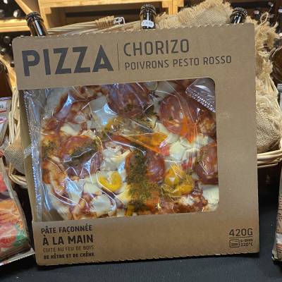 Pizza poivron chorizo