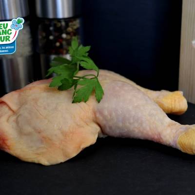 Cuisse de poulet Bleu-Blanc-Coeur x1
