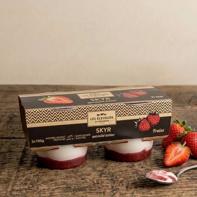 Skyr fraise x2