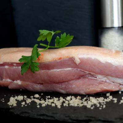 Poitrine de porc 1/2 sel s/os s/vide