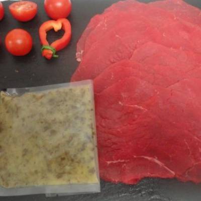 Carpaccio & sachet marinade