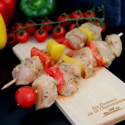 Brochette de poulet thym/citron x2